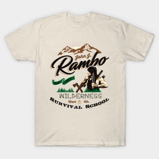 Rambo Wilderness Survival School Lts T-Shirt